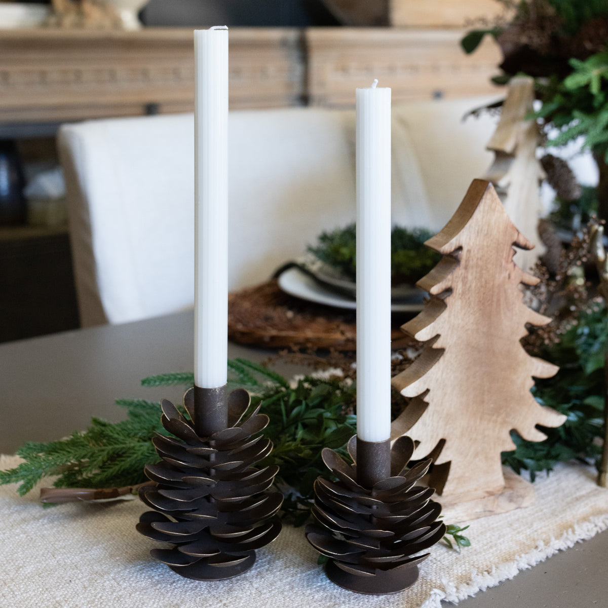 Pinecone Taper Holder | 2 Sizes