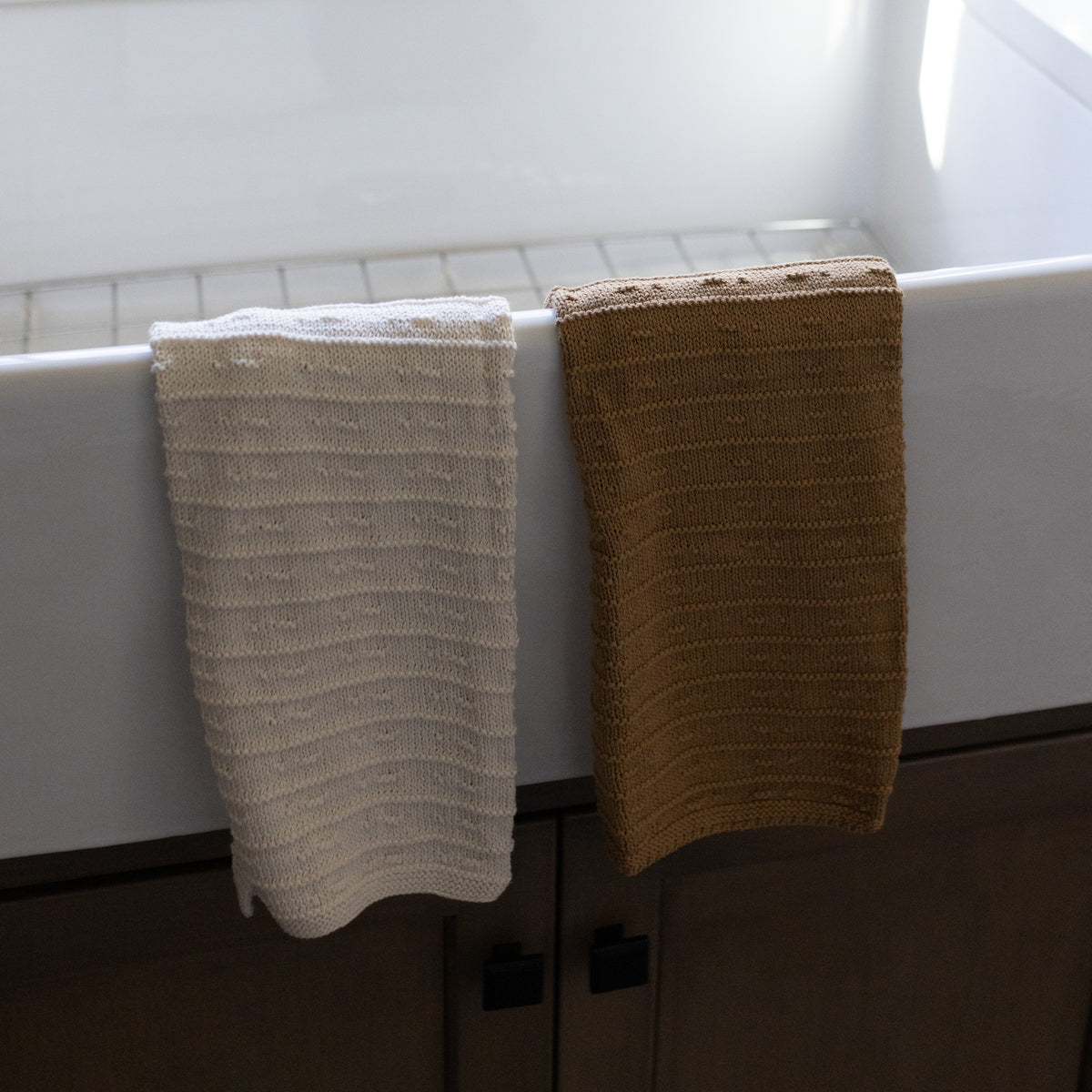 Cotton Knit Tea Towels | 2 Colors