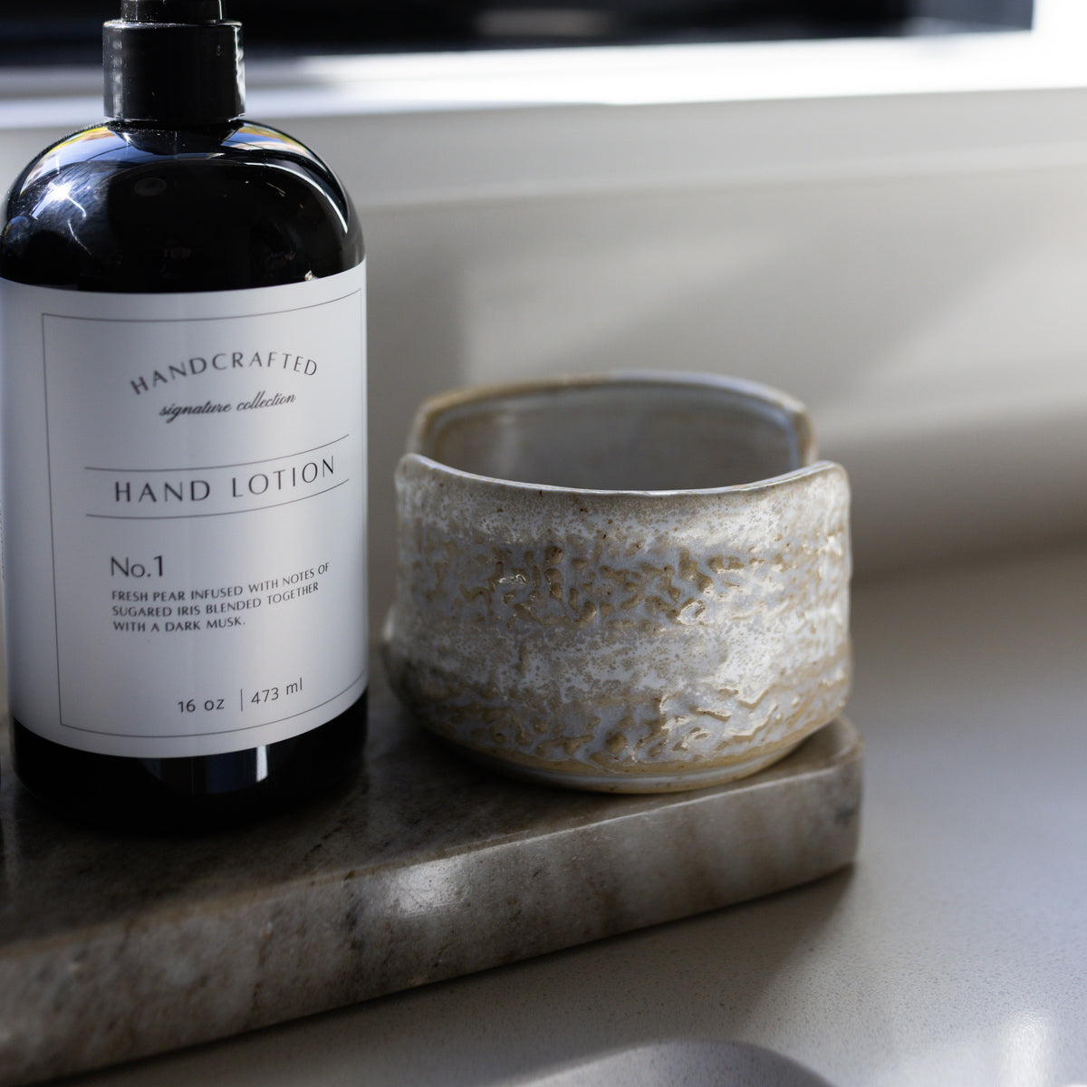 White Stoneware Sponge Holder