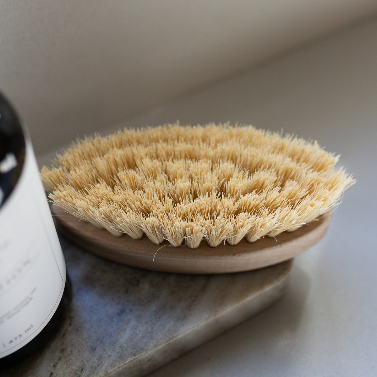 Wood Handled Veggie Scrubber