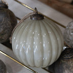 Embossed Vertical Stripe Ornament | 2 Sizes