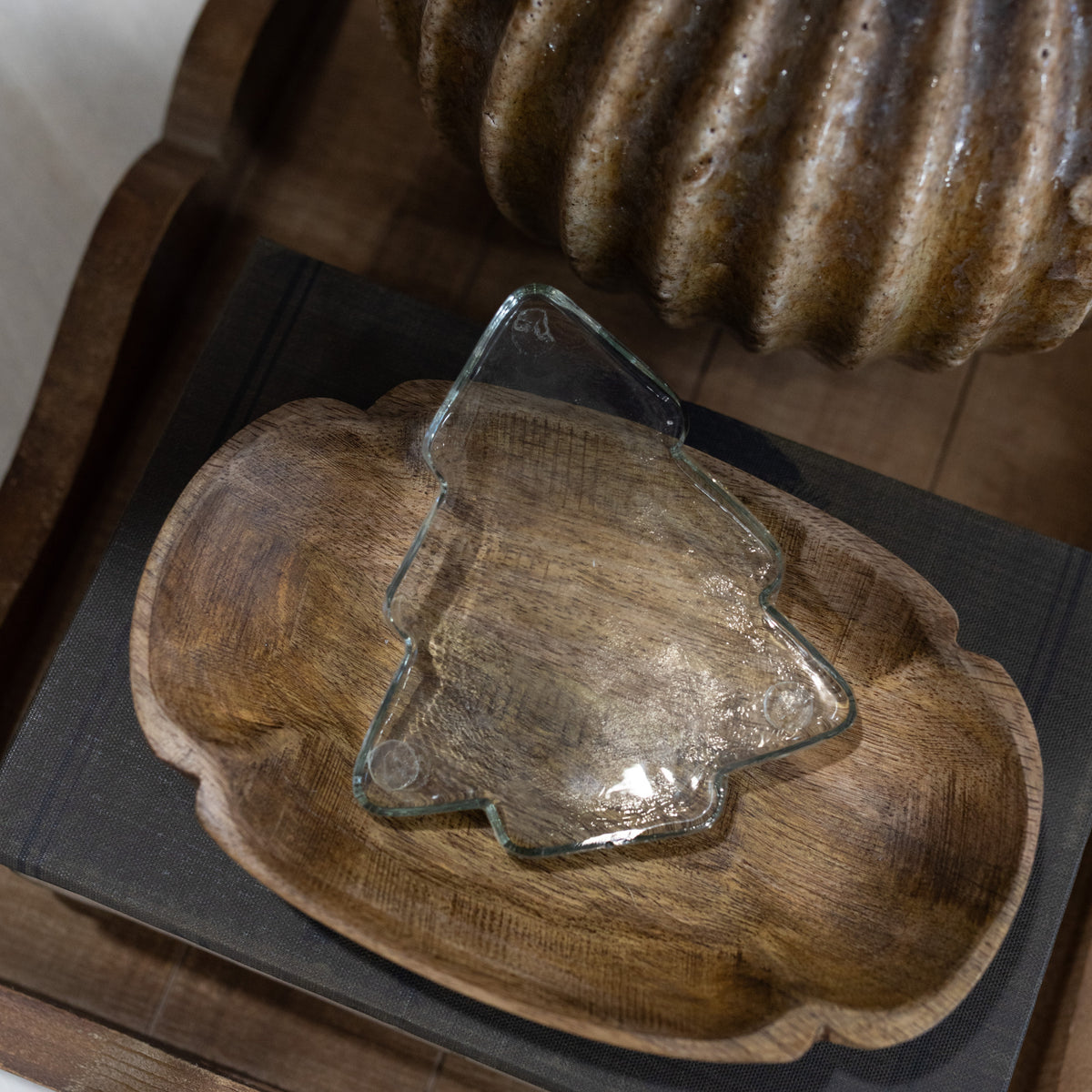 Tree Shaped Glass Coasters