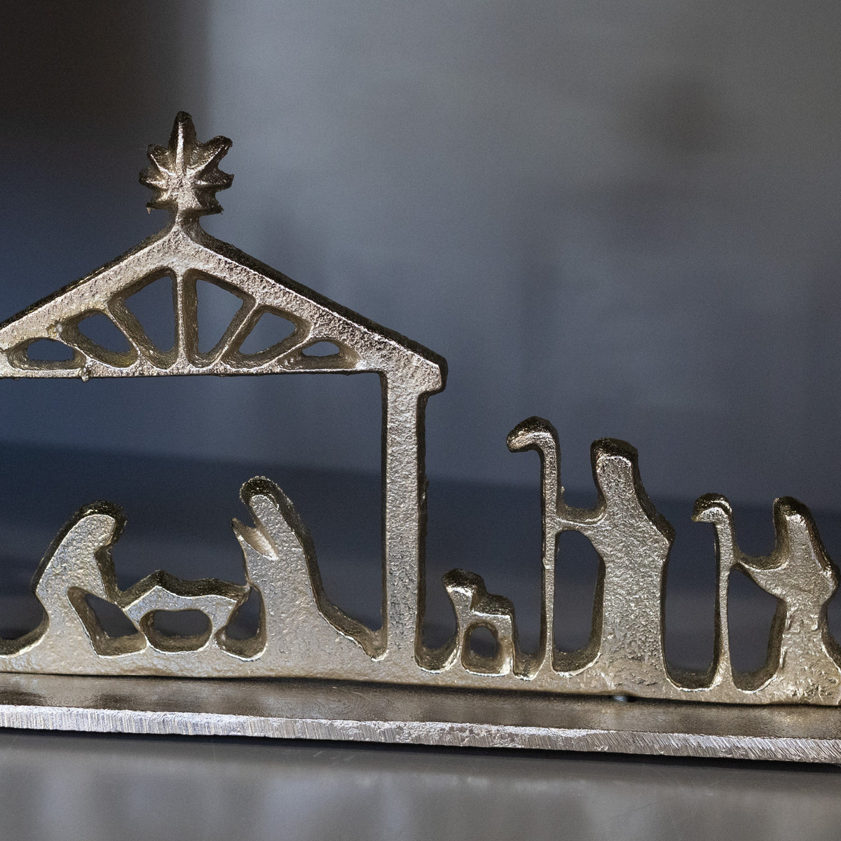 Gold Tabletop Nativity