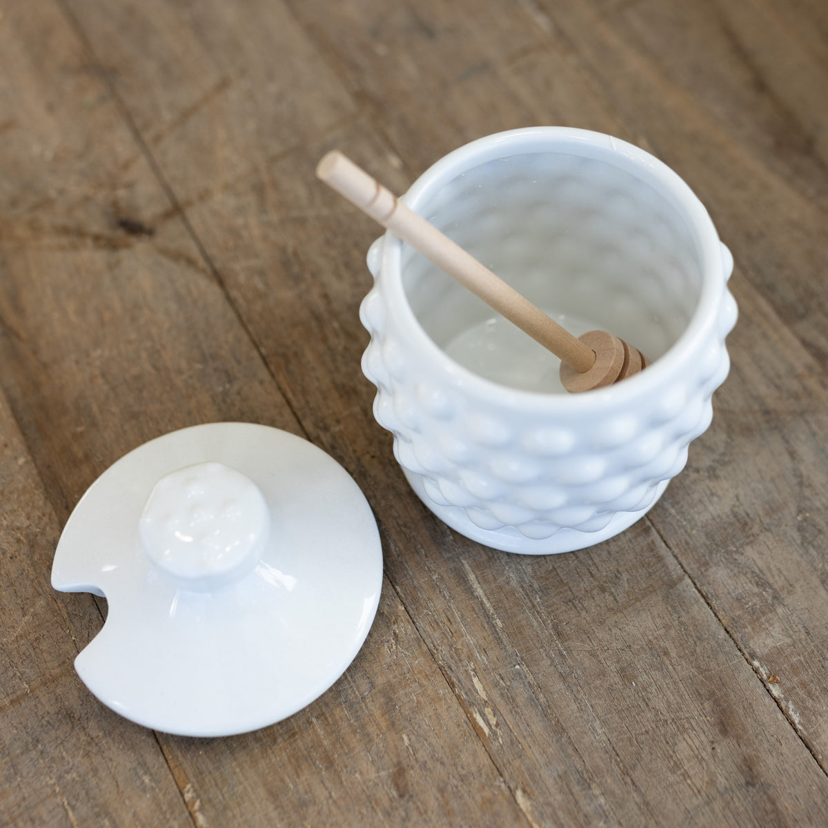 Honey Jar with Honey Dipper