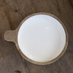 Round Enamelware Tray