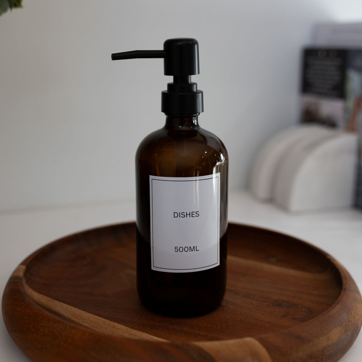 Amber Soap Pump