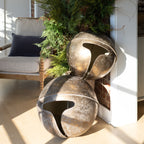 *PRE-ORDER* Gold Brushed Large Porch Bells | Set of 3