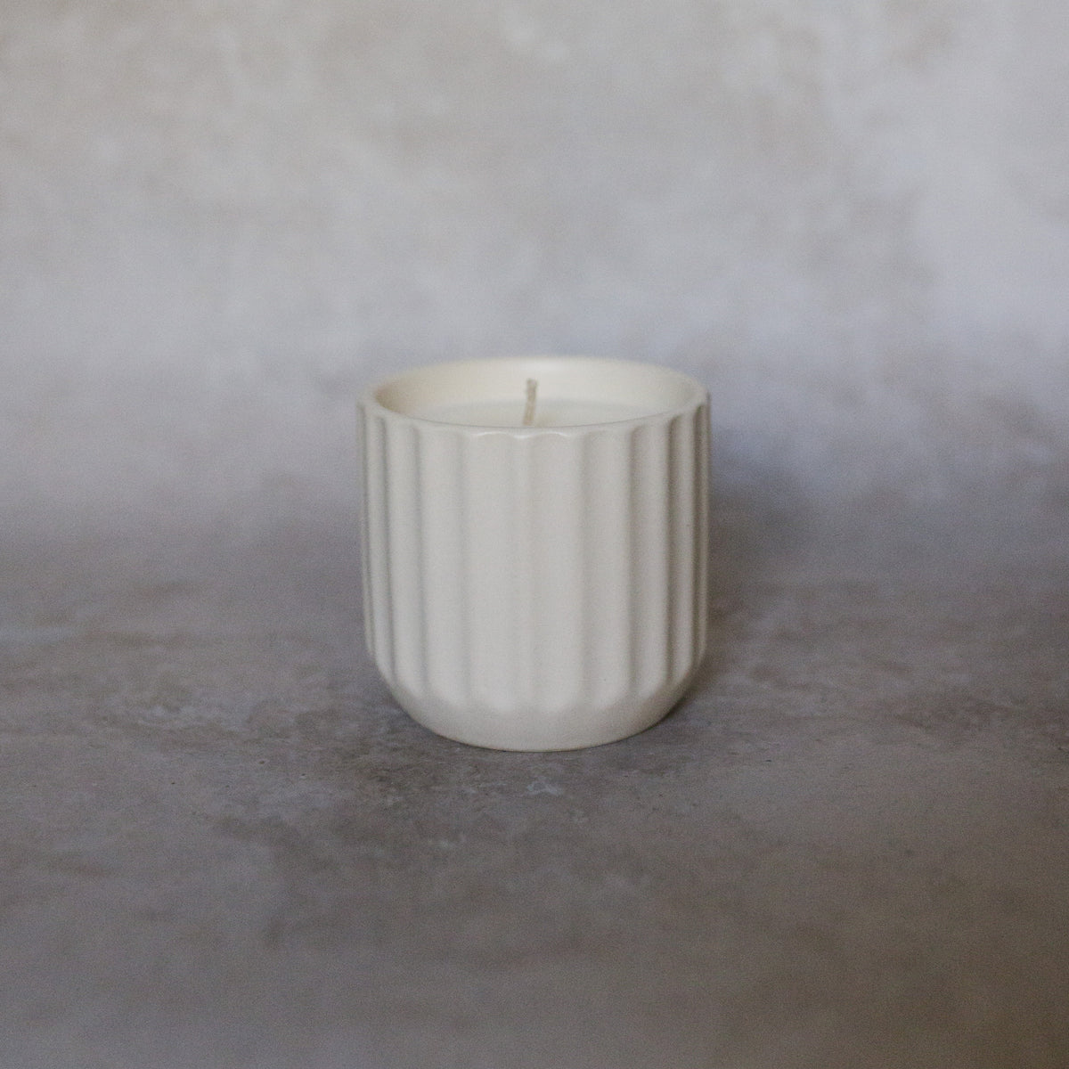 Ridge Ceramic Candle | Maple Souffle