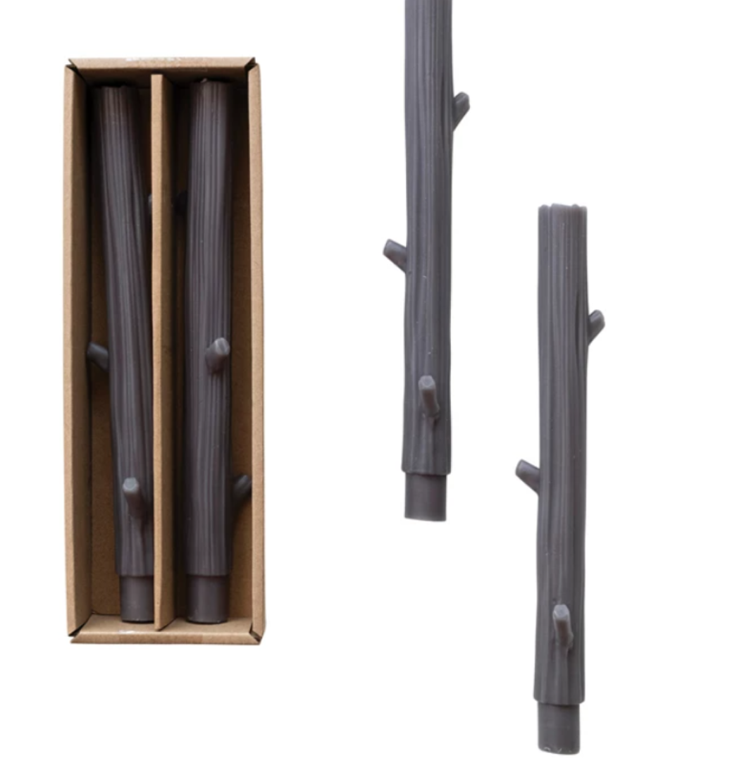 10" Twig Shaped Taper | 2 Colors