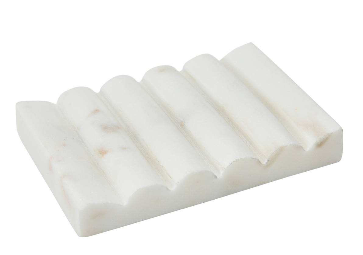 Carved Marble Soap Dish