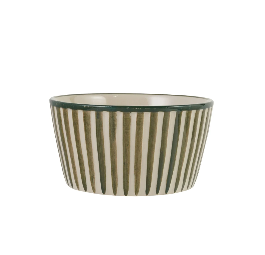 Hand Painted Stoneware Bowl