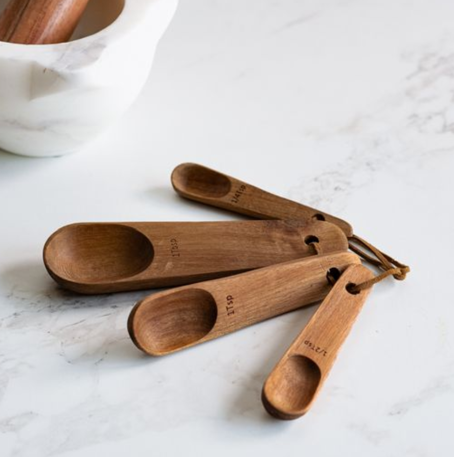 Acacia Wood Measuring Spoons