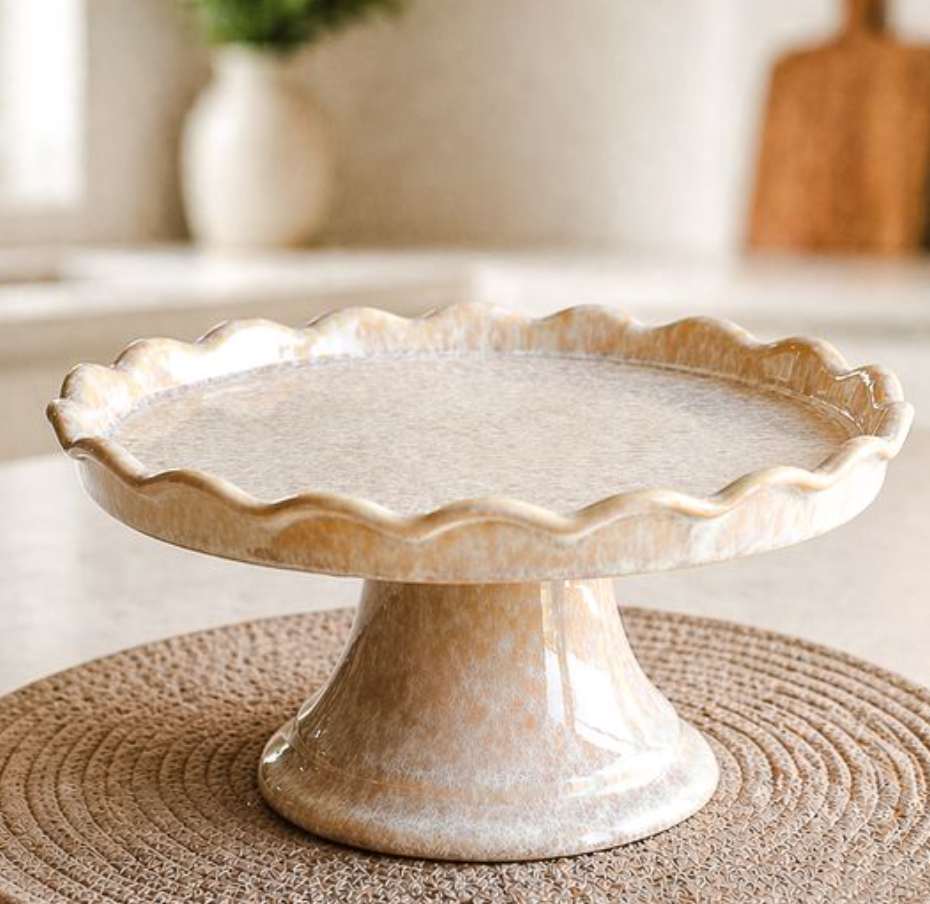 10" Scalloped Cake Riser