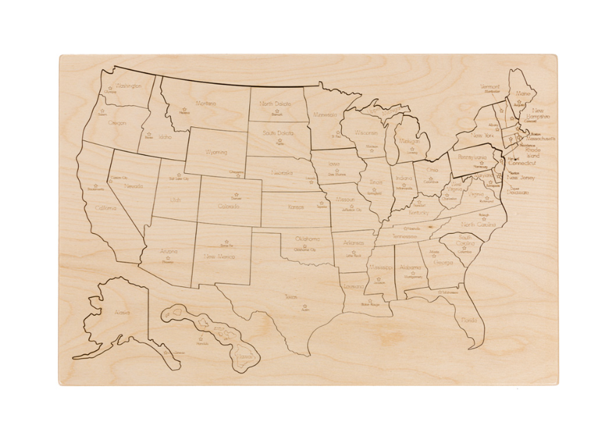Amish Made USA Map