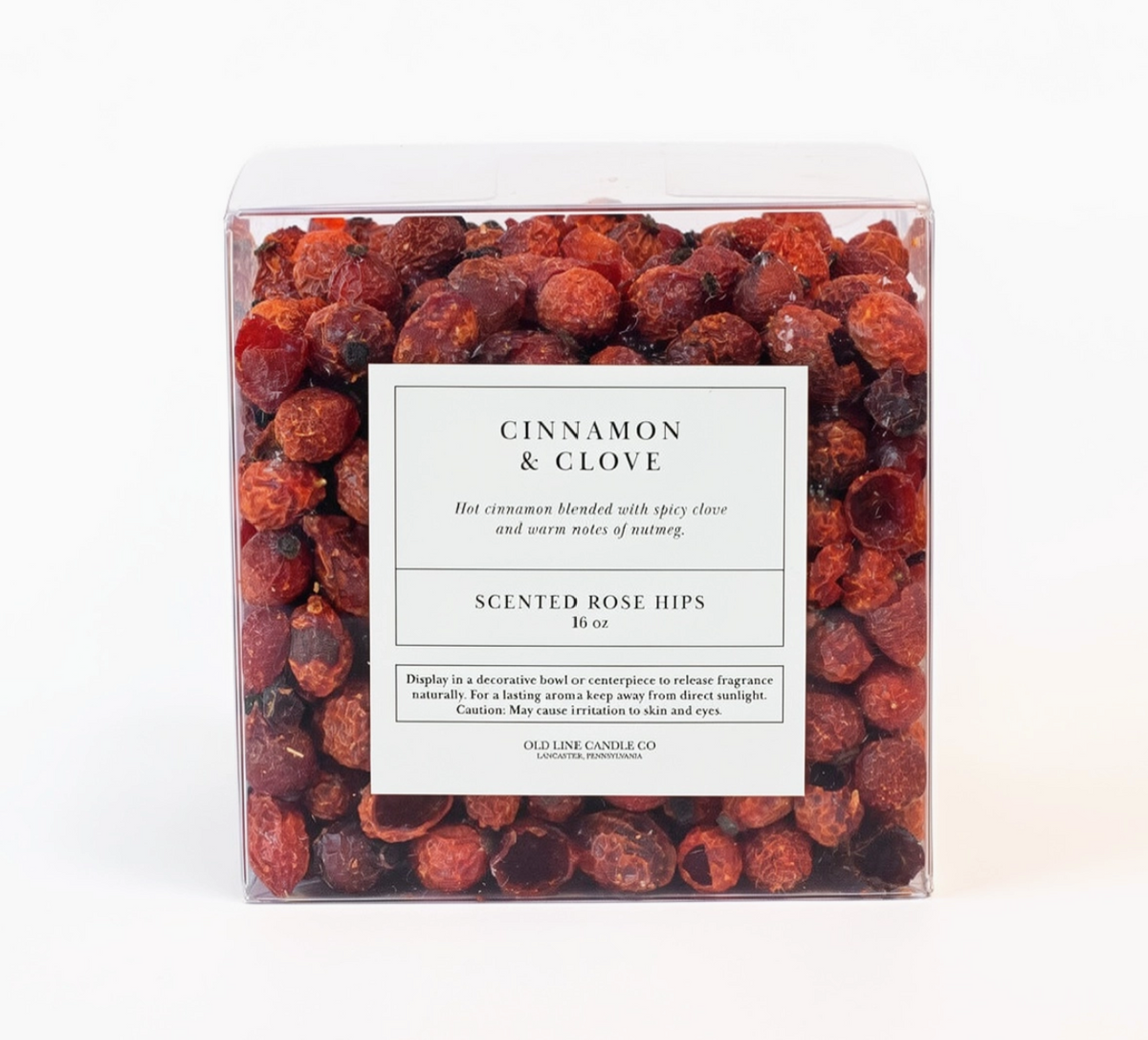 Scented Dried Rose Hips | Cinnamon & Clove