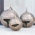 *PRE-ORDER* Gold Brushed Large Porch Bells | Set of 3