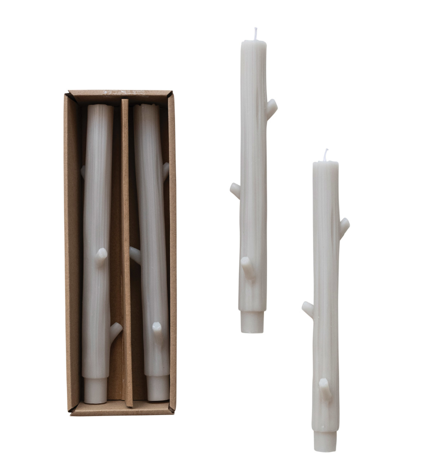 10" Twig Shaped Taper | 2 Colors