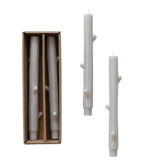 10" Twig Shaped Taper | 2 Colors