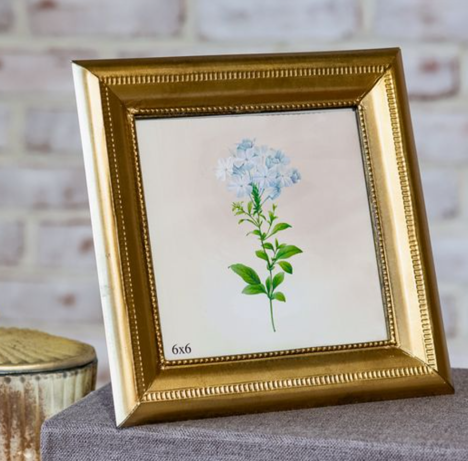 Brass Antique Photo Frame | 6"x6"