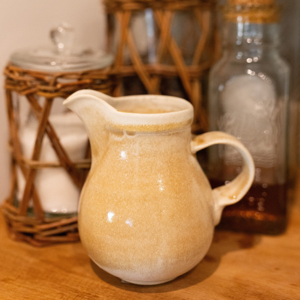 Stoneware Creamer | Tan