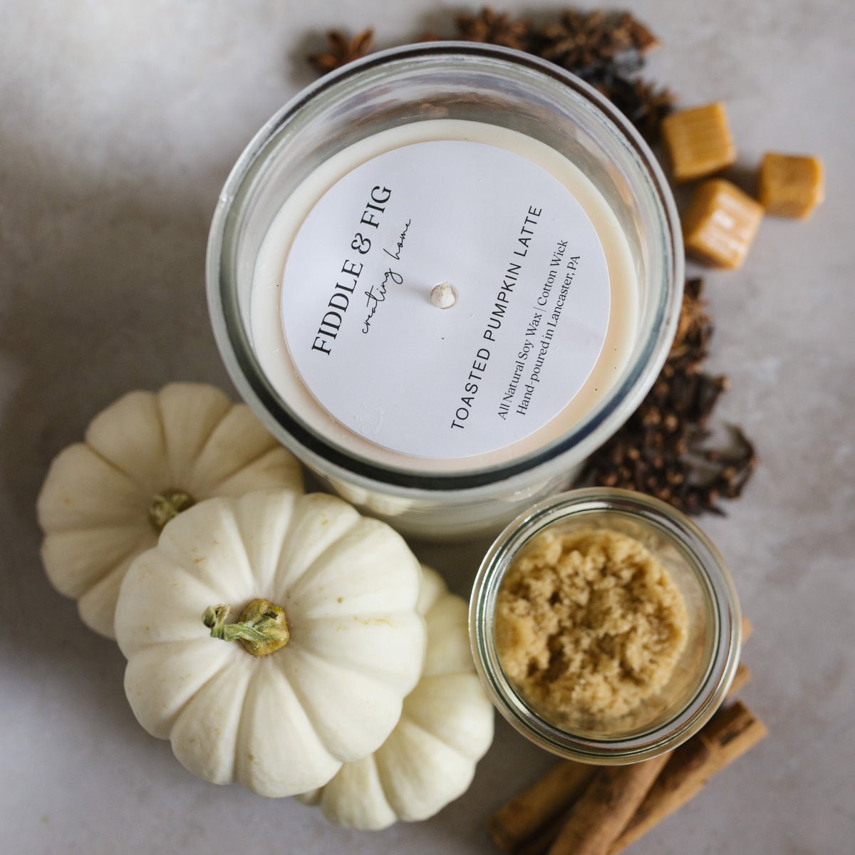 20 oz. Toasted Pumpkin Latte Candle