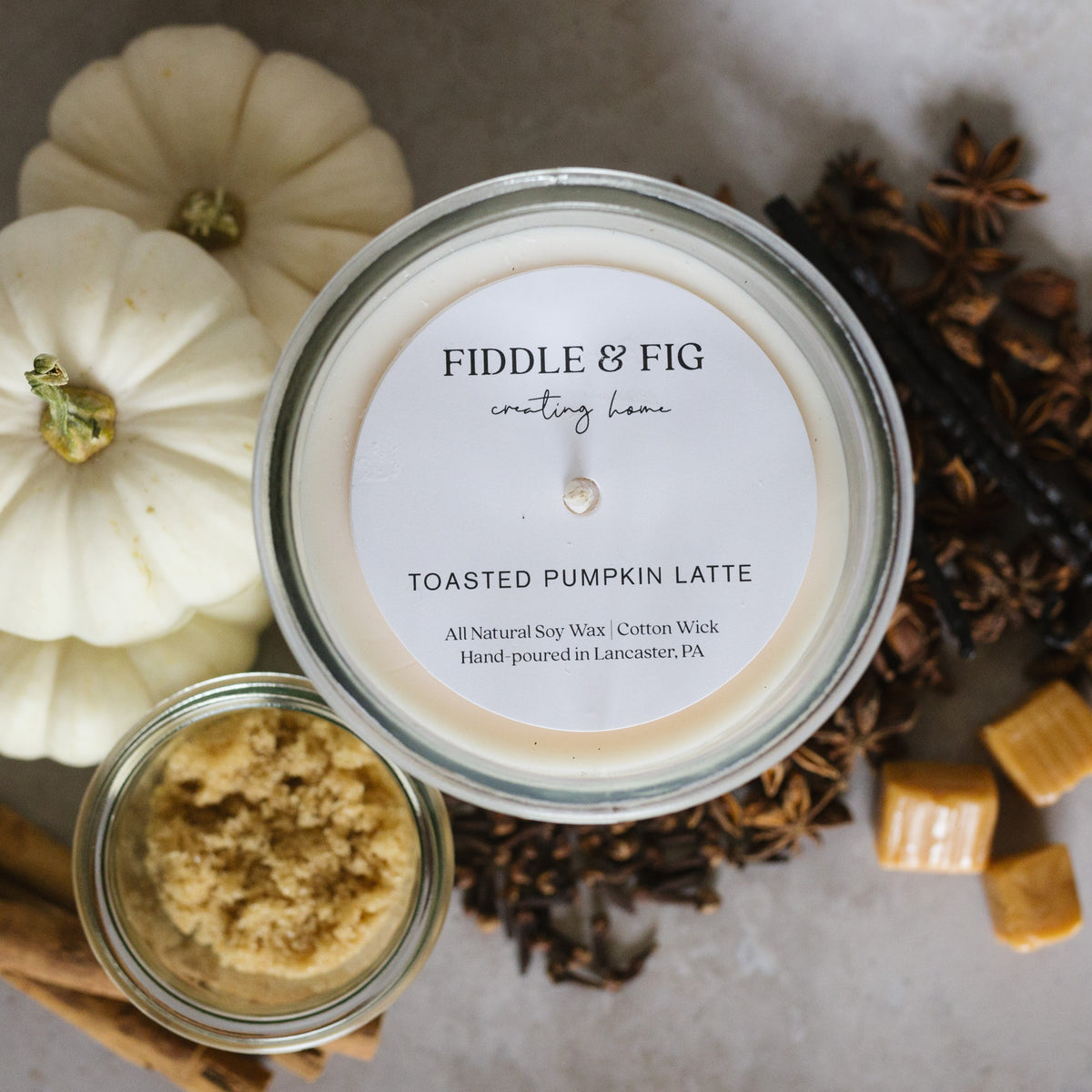 20 oz. Toasted Pumpkin Latte Candle