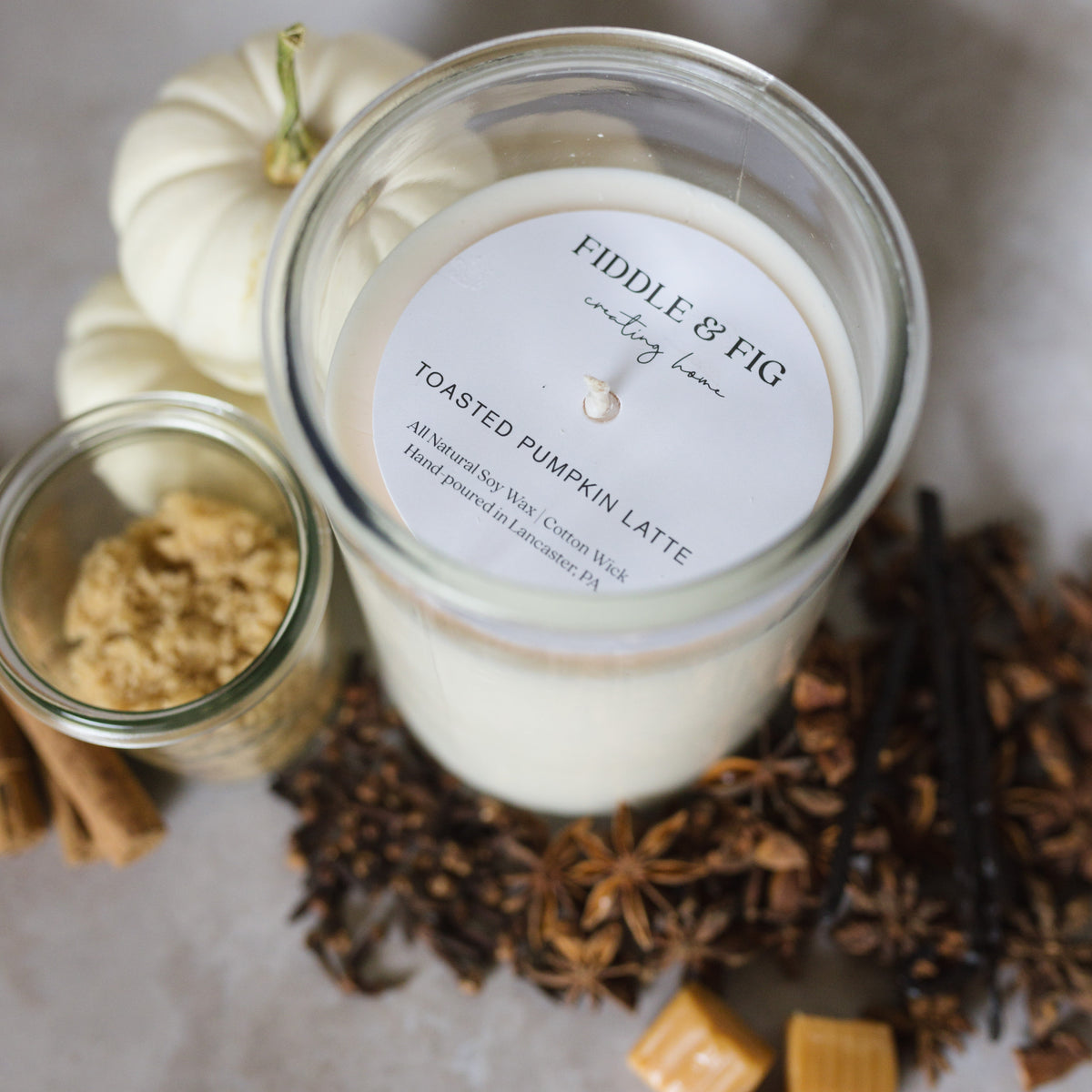 20 oz. Toasted Pumpkin Latte Candle